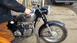 1953 AJS Model 16M 350cc at Andy Tiernans #09061AJS