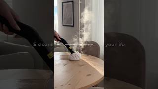 my top 5 cleaning tools 🎧🫧 #shorts #cleantok #cleaningtips #cleaningmotivation