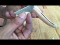 okapi knife restoration restauration couteau okapi تجديد سكين ضلع الغزال أوكابي