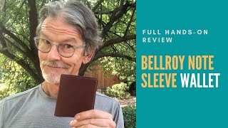 BELLROY NOTE SLEEVE wallet - There's a Hidden Coin Pocket