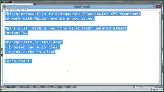 nginx reverse proxy cache and processwire