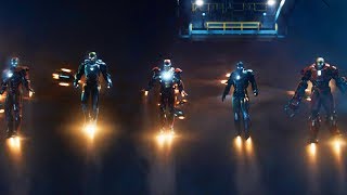 L'arrivo delle armature | Iron Man 3 (2013) Movie Clip ITA
