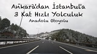 3x Faster Journey in Turkey from Ankara to Istanbul | Anatolian Motorway