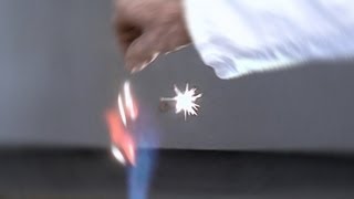 Zirconium in Flame