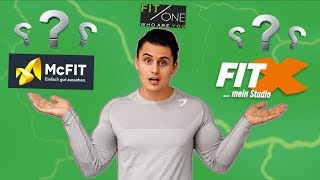 WELCHES IST DAS BESTE FITNESSSTUDIO ???  Ich habe ALLE getestet! FitOne I FitX I McFit