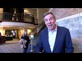 us sen. mark warner visits virginia women s conference