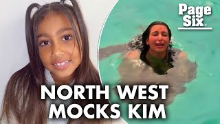Kim Kardashian’s daughter North mocks her for crying over earring in 2011 | Page Six Celebrity News
