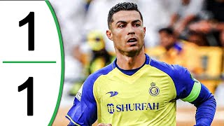 Cristiano Ronaldo played well - Al Nassr vs Al Khaleej 1-1 Extended Highlights & Goals 2023