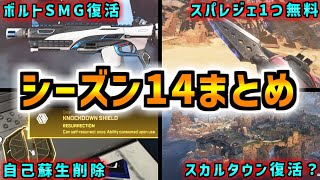 【APEXLegends】エーペックスのシーズン14アプデ情報まとめ！【Coeiroink・Voicevox解説】