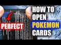 How To Open Pokemon Cards! THE CORRECT WAY!