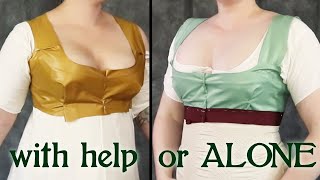 How to Pattern a Regency Dress WITHOUT Help?