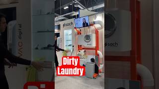 Transport of dirty #laundry from Sach Vacuum 💨#vacuumcleaner