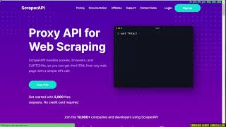 【PYTHON】collect quotes using scraperapi com