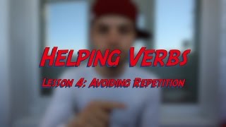 Helping Verbs - Lesson 4: Avoiding Repetition - Learn English online free video lessons