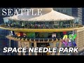 usa Seattle Iconic Space Needle and Sights and Sounds of Mercer St a Vibrant Virtual Walking Tour 4K