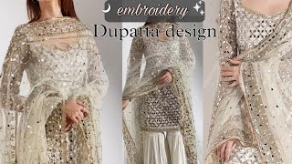 Most Trending🥀 Mirror Work Outfit 💫Designing 🩷 || diy mirror work embroidery @creativenishadresses