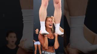 "What?!" 😮 #cheer #stunt #shorts
