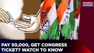 Chikkamangalur Congress President Caught In Corruption Scam? | Party Ticket In Exchange For Cash?