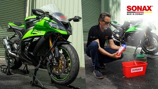 How To Wash \u0026 Maintain A Motorbike | SONAX Australia