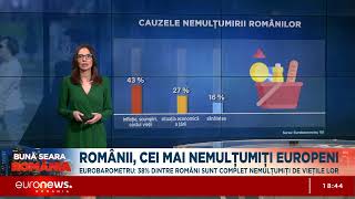 STUDIU: Românii sunt printre europenii cei mai nemulțumiți de viețile lor