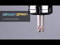 Craziest Speed in Inconel Machining: CERAMIC-SFEED ENDMILL