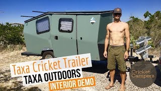 Camping | Taxa Cricket Trailer | Interior Demo