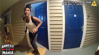 When The Kids Are More Mature Than Their Mom! She Slams Door On Cops During 5AM Extended Stay Chaos😳