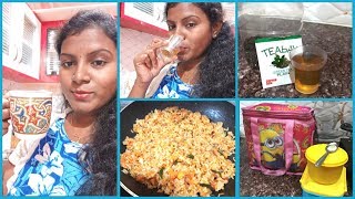 #DIML#July 24th Routine Vlog/Fat Cutter Tea/Healthy Lunch for School Going Kids/Amulya's Kitchen