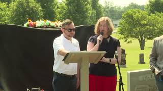 Evergreen Cemetery Section M Dedication Monument (Newsbreak)