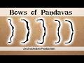 The Legendary Bows of the Pandavas | Weapons of the Mahabharata