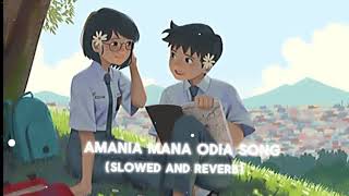 amania mana odia song (slowed \u0026 reverb) Humane Sagar || Arpita Chaudhari || #odialofisong #odialofi