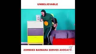 Zombies barbara serves avocado | Cartoon Parody by - @Woa parody