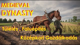 Hogyan Építsünk Birodalmat a Medieval Dynasty-ban? 🌾 Túlélés és Faluépítés Élőben 02. rész!