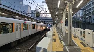 11月21日鷺沼駅 東京メトロ半蔵門線8000系 8115F 入線