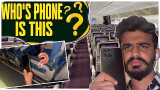 Flight ಅಲ್ಲಿ ಯಾರ್ದೋ Phone ಸಿಕ್ತು 😳 | Samsameer_insta