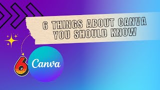 💥 TRAINING: 📋 6 THINGS YOU SHOULD KNOW Before using CANVA! | Canva Tutorial | How To