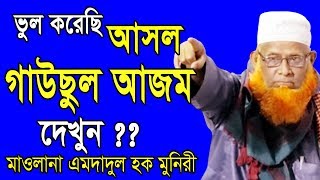 ভুল করেছি আসল গাউছুল আজম দেখুন | এমদাদুল হক মুনিরী  | Imdadul Haque Moniri | Bangla Waz | 2019