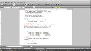 Session 17: Operating System Programming Concepts: Lab-12 AWK & SED
