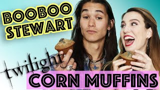 Booboo Stewart Makes Twilight Muffins with Kim Possible