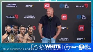 Dana White confirms UFC plans for McGregor v Poirier in 2021
