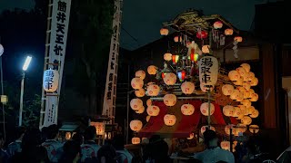 2024筒井町天王祭 前夜祭