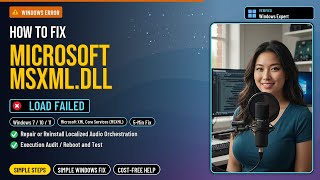 Fix microsoft_msxml.dll and XML Errors!