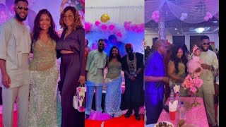 Ekene Umenwa child dedication how Lizzy Gold Queen Hilbert and other  celebrities surprised her