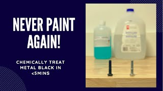 How To: make bolts black in seconds without Paint! - Black Oxide Concentrate Review