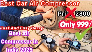 best car air compressor 2025 || best car air pump for tubeless tyres || car air compressor 12v ||