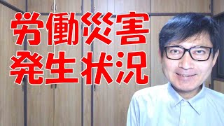 労働災害発生状況を見ると、死亡事故は減少しているものの、死傷事故は増加傾向にあります。これは労働者の高齢化と、サービス業の増加によるものと考えられます。本気で労災事故発生防止に取り組まないといけません