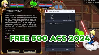 AQW Free 500 ACs in October 2024