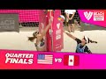 Cannon/Sponcil vs. Vergé-Dépré, A./Mäder - Quarter Finals Highlights Ostrava 2023 #BeachProTour