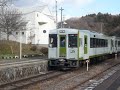 磐越東線普通列車732d＿舞木駅1番線発車