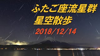 【星空散歩】ふたご座流星群 in 山中湖